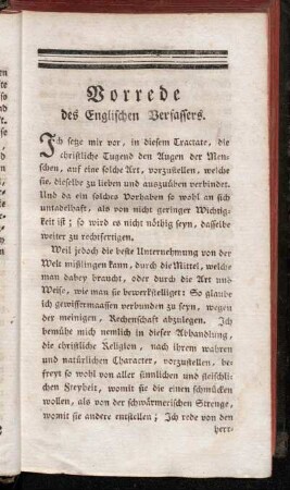 Vorrede des Englischen Verfassers.
