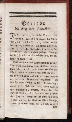 Vorrede des Englischen Verfassers.