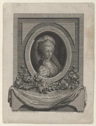 Bildnis Maria Ludovica, römisch-deutsche Kaiserin, geb. Infantin von Spanien