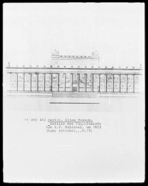 Berlin, Altes Museum, Hauptfassade
