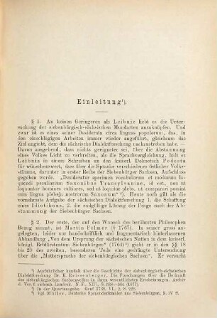 Die Mundart der Siebenbürger Sachsen