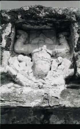 Tulum, Temple of the Descending God, Stucco Figure (TUL: FFig., Str. 5)