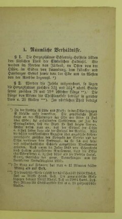 A. Räumliche Verhältnisse