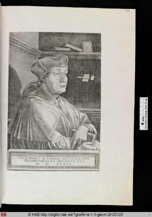 Porträt von Hieronymus Aleander, Erzbischof von Brindisi und Oria.