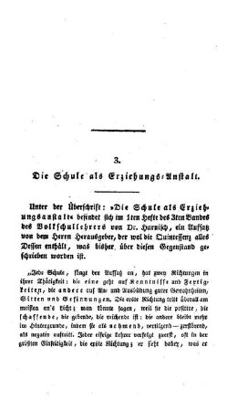 Die Schule als Erziehungs-Anstalt