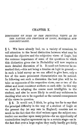 CHAPTER X. - Material And Formal Logic.