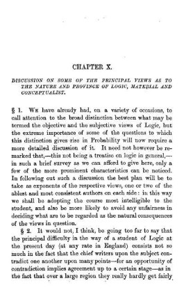 CHAPTER X. - Material And Formal Logic.