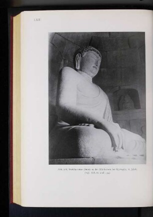 Abb. 178. Buddhastatue (Stein) in der Sok-kul-am bei Kontjiu. 8. Jahrh. (Vgl. Abb. 81 und 179.)