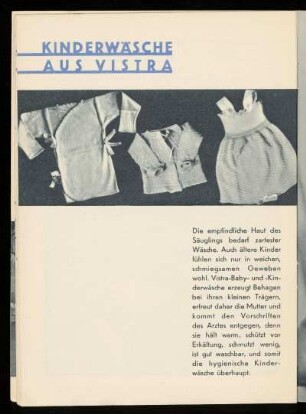 Kinderwäsche aus Vistra