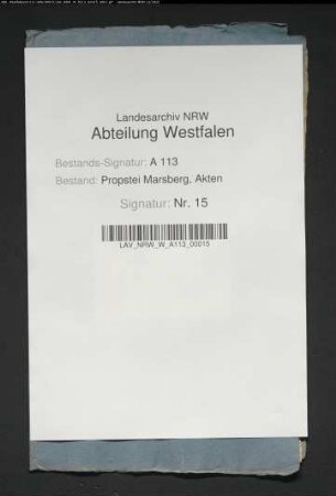 Pachtvertrag zwischen Corvey und Johann Joest Jacob aus dem Waldeckschen für das Gut Horhusen.