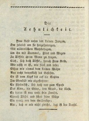 Die Aehnlichkeit