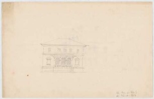 Thiersch, August ; München, Schwanthalerstr. 88; Wohnhaus Niedermeier - Ansicht