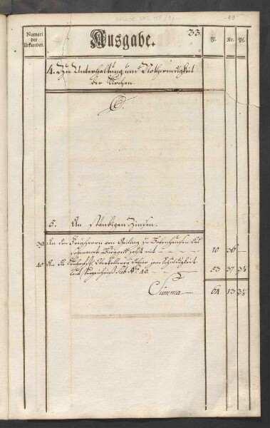 Rechnung der kurmainzischen Stadt Aschaffenburg von 1784-1785 (Einnahmen und Ausgaben) mit Anhang