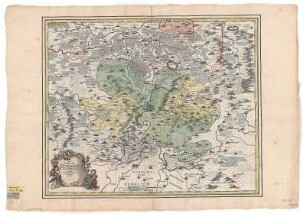 Homann, J. B.: Karte vom Erfurter Gebiet, ca. 1:100 000, Kupferstich, 1762 : Nova territorii Erfordiensis in suas praefecturas accurate divisi descriptio / auctore Ioh. Bapt. Homanno. - [Ca. 1:100 000]. - Noribergae : [Homännische Erben] , 1762. - 1 Kt. : Kupferst. ; 55 x 46 cm