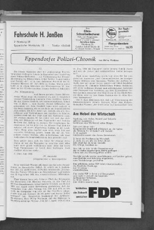 Eppendorfer Polizei-Chronik