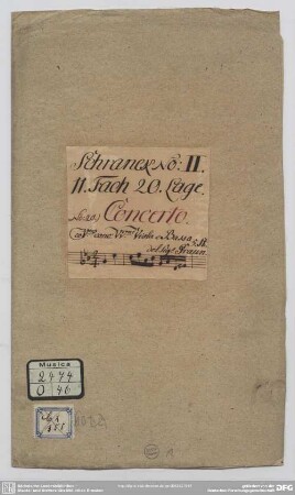 Concertos - Mus.2474-O-46 : ob, strings, bc - g; GraunWV Cv:XIII:144
