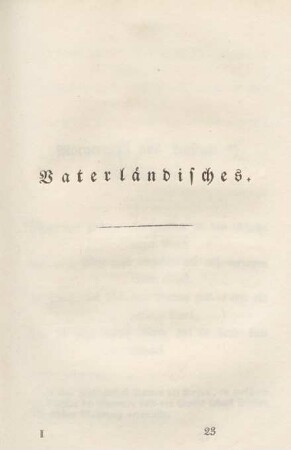 Vaterländisches