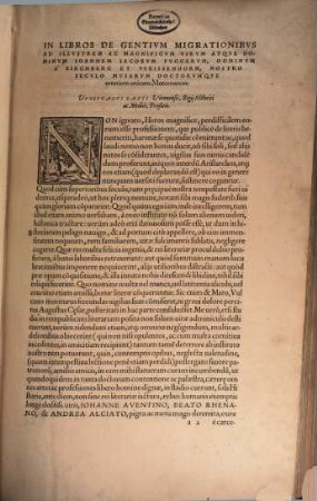 De Gentivm Aliquot migrationibus, sedibus fixis, reliquijs, linguarumq[ue] initijs & immutationibus ac dialectis, Libri XII. : In Qvibvs Praeter Ceteros Popvlos, Francorvm, Alemanorvm, Svevorvm, Marcomanorvm, Boiorvm, Carnorvm, Tavriscorvm, Celtarvmqve, Atqve Gallograecorvm Tribvs ... explicantur