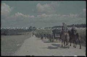 Soldaten auf dem Marsch