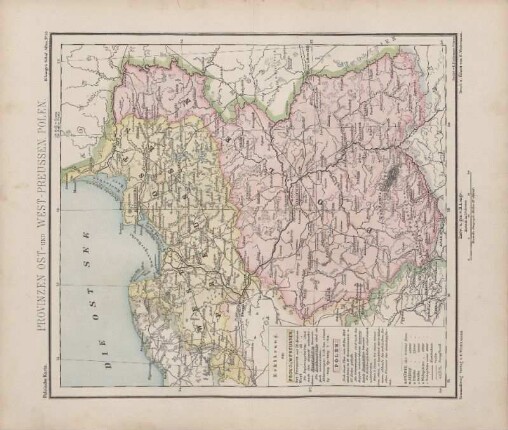 Provinzen Ost- und West-Preussen. Polen