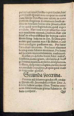 Secunda doctrina.