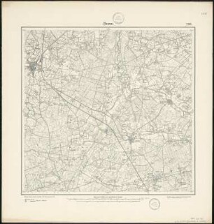 Meßtischblatt 2140 : Ahaus, 1897 : Ahaus. - Aufn. 1895. - 1:25000. - [Berlin]: Reichsamt für Landesaufnahme, 1897. - 1 Kt.