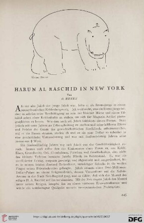 7: Harun al Raschid in New York