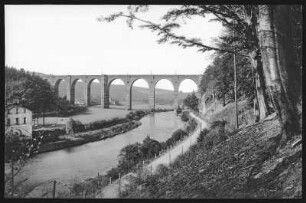 Hetzdorf. Hetzdorfer Brücke im Flöhatal