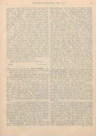 9-11 [Rezension] Vliet, J. van der, Studia ecclesiastica. Tertullianus. I