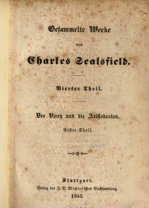 Gesammelte Werke, 4,1