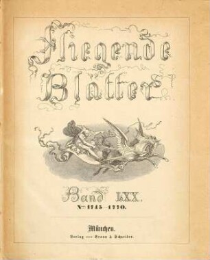 Fliegende Blätter. 70 = Nr. 1745 - 1770. 1879