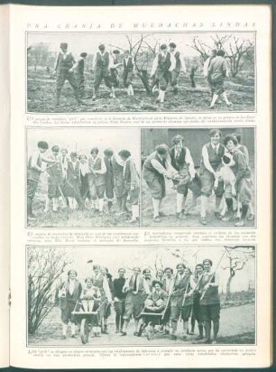 Una granja de muchachas lindas