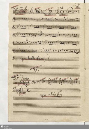 728. Duetto: Perche mai, destin spietato / Naumann, J.G.
