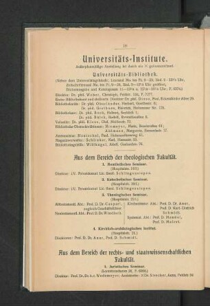 Universitäts-Bibliothek.