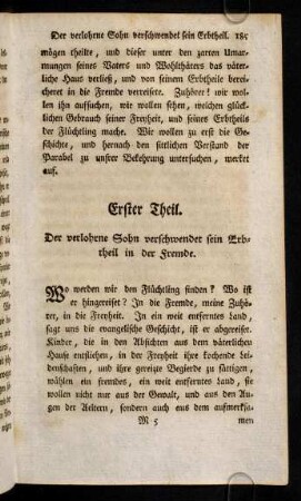 185-195, Erster Theil