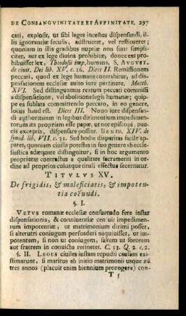 Titulus XV. De frigidis, & maleficiatis, & impotentia coeundi.