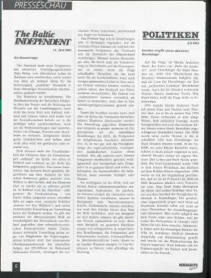 Presseschau
