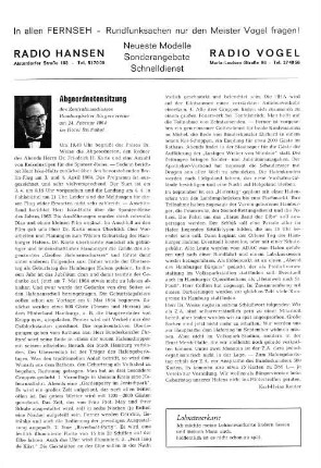 Abgeordnetensitzung