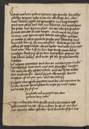 Liber herbarum (Auszug, zu Salbei)