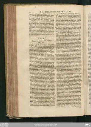Cap. IV. Argumenta Catholicorum ab effectis Mediatoris.
