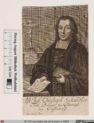 Bildnis Johann Christoph Schwedler