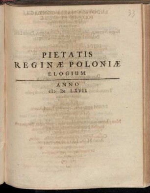 Pietatis Reginae Poloniae Elogium