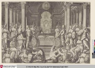 [Allegorie auf die Macht des Königs Philipp III. von Spanien; Allégorie sur la puissance de Philippe III, roi d'Espagne]