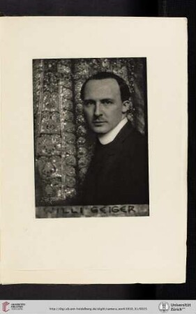 [Frank Eugene, V. Willi Geiger, photogravure from the original negative]