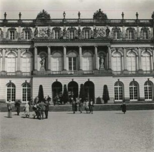 Herrenchiemsee, Neues Schloss, Mittelteil der Gartenfassade