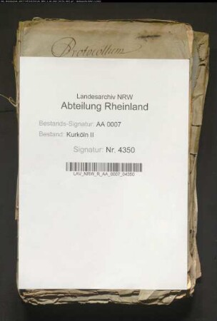Besichtigung des Hauses Horst und dessen zu Hilden und Haan gelegener Pertinentien; Landeshoheit zu Hilden und Haan