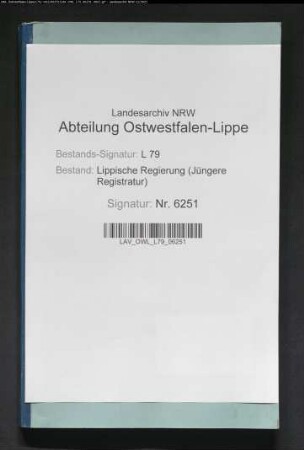 Wahl der bürgerlichen Mitglieder der Ersatzbehörden, Band 3