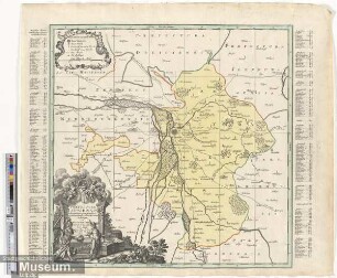 PRAEFECTURA LIPSIENSIS delineatione Geographica, ex observationibus accuratissimis descripta a MATTH. SEUTTER GEOGR. CESAREO AUG. VIND. cum Priv. S. Reg. Maj. Pol. Elect. Sax