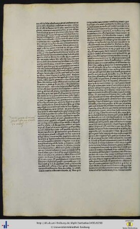Handschriftliche Eintragung