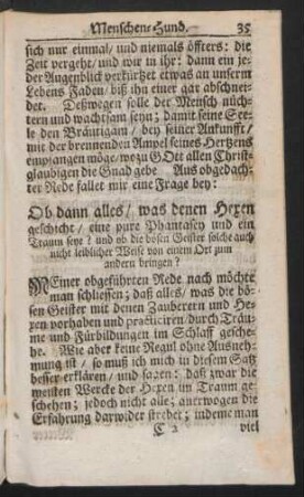 Ob dann alles / was denen Hexen geschicht / eine pure Phantasey und ein Traum seye? und ob ...